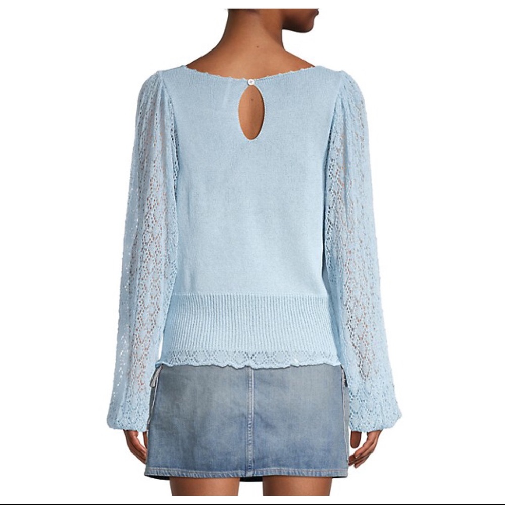 FREE PEOPLE BOHO PULLOVER LUXE KNIT SWEATER A3C - Picture 6 of 16